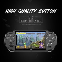US/EU X9 jeu de poche 8GB rétro Consoles de jeu 5.0 pouces grand écran avec MP3/film caméra multimédia Console de jeu vidéo