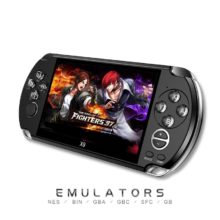 US/EU X9 jeu de poche 8GB rétro Consoles de jeu 5.0 pouces grand écran avec MP3/film caméra multimédia Console de jeu vidéo