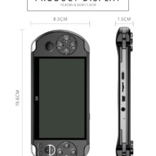 US/EU X9 jeu de poche 8GB rétro Consoles de jeu 5.0 pouces grand écran avec MP3/film caméra multimédia Console de jeu vidéo