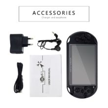 US/EU X9 jeu de poche 8GB rétro Consoles de jeu 5.0 pouces grand écran avec MP3/film caméra multimédia Console de jeu vidéo