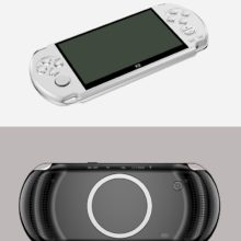 US/EU X9 jeu de poche 8GB rétro Consoles de jeu 5.0 pouces grand écran avec MP3/film caméra multimédia Console de jeu vidéo