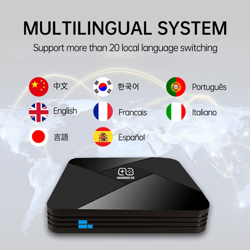 Boîte de jeux vidéo G5 S905L, avec 10000 jeux, TV, WiFi, 4K HD, Super Console X, émulateur pour PS1/N64/DC