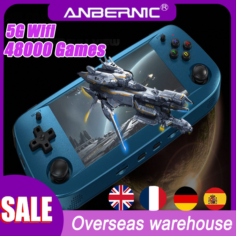 ANBERNIC – jeu portable rétro RG353V, 3.5 pouces, 640x480, avec poignée, lecteur 48199, Android 11, Linux OS HD, simulateur intégré, 20 pièces ANBERNIC – jeu portable rétro RG353V, 3.5 pouces, 640x480, avec poignée, lecteur 48199, Android 11, Linux OS HD, simulateur intégré, 20 pièces