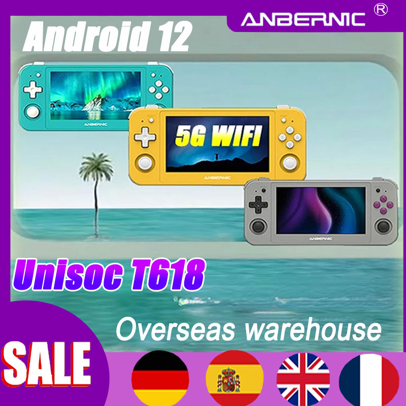 ANBERNIC – jeu portable rétro RG353V, 3.5 pouces, 640x480, avec poignée, lecteur 48199, Android 11, Linux OS HD, simulateur intégré, 20 pièces ANBERNIC – jeu portable rétro RG353V, 3.5 pouces, 640x480, avec poignée, lecteur 48199, Android 11, Linux OS HD, simulateur intégré, 20 pièces