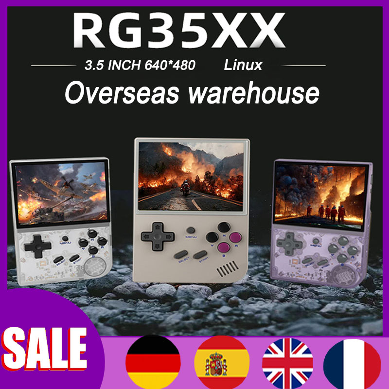 ANBERNIC – jeu portable rétro RG353V, 3.5 pouces, 640x480, avec poignée, lecteur 48199, Android 11, Linux OS HD, simulateur intégré, 20 pièces ANBERNIC – jeu portable rétro RG353V, 3.5 pouces, 640x480, avec poignée, lecteur 48199, Android 11, Linux OS HD, simulateur intégré, 20 pièces