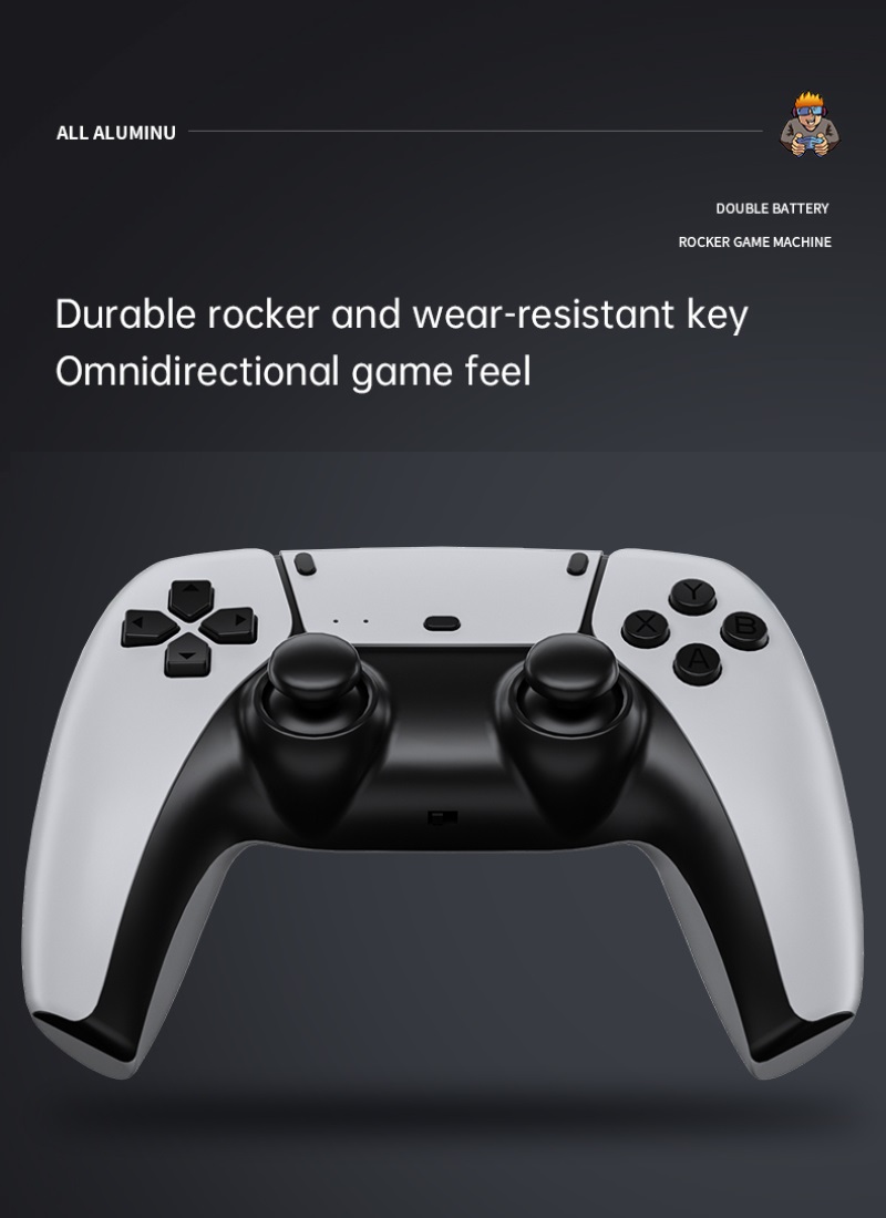 Console de jeu vidéo 4K avec 2 manettes sans fil, 128G, 20000 + jeux rétro classiques, Box TV, pour PSP, c3, FC, MD, Arcade Console de jeu vidéo 4K avec 2 manettes sans fil, 128G, 20000 + jeux rétro classiques, Box TV, pour PSP, c3, FC, MD, Arcade