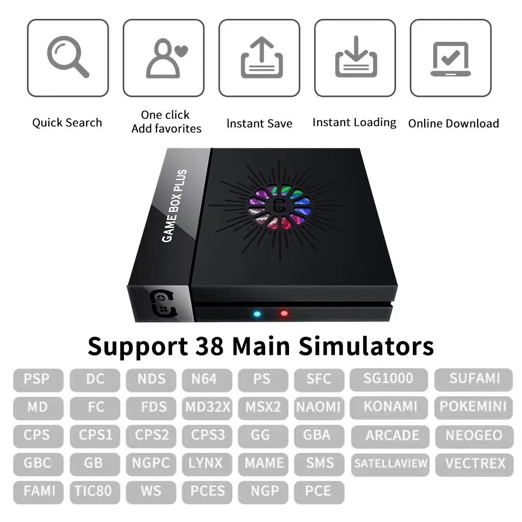 Console de jeu Super Box X6S, sortie HD 4K, carte TF de 256 go, plus de 70000 jeux pour PSP, multijoueur, édition maison Console de jeu Super Box X6S, sortie HD 4K, carte TF de 256 go, plus de 70000 jeux pour PSP, multijoueur, édition maison