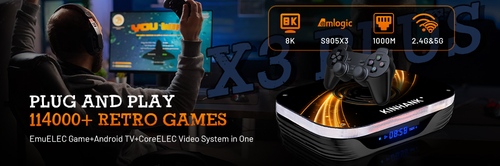 Console de jeu rétro X2 PRO pour PSP, PS1, Sega Saturn, N64, DC, 100000 + jeux classiques, TV Box 4K HD, lecteur double Wifi