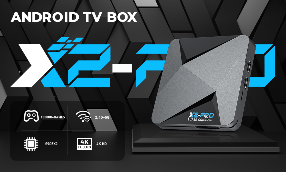 Console de jeu rétro X2 PRO pour PSP, PS1, Sega Saturn, N64, DC, 100000 + jeux classiques, TV Box 4K HD, lecteur double Wifi