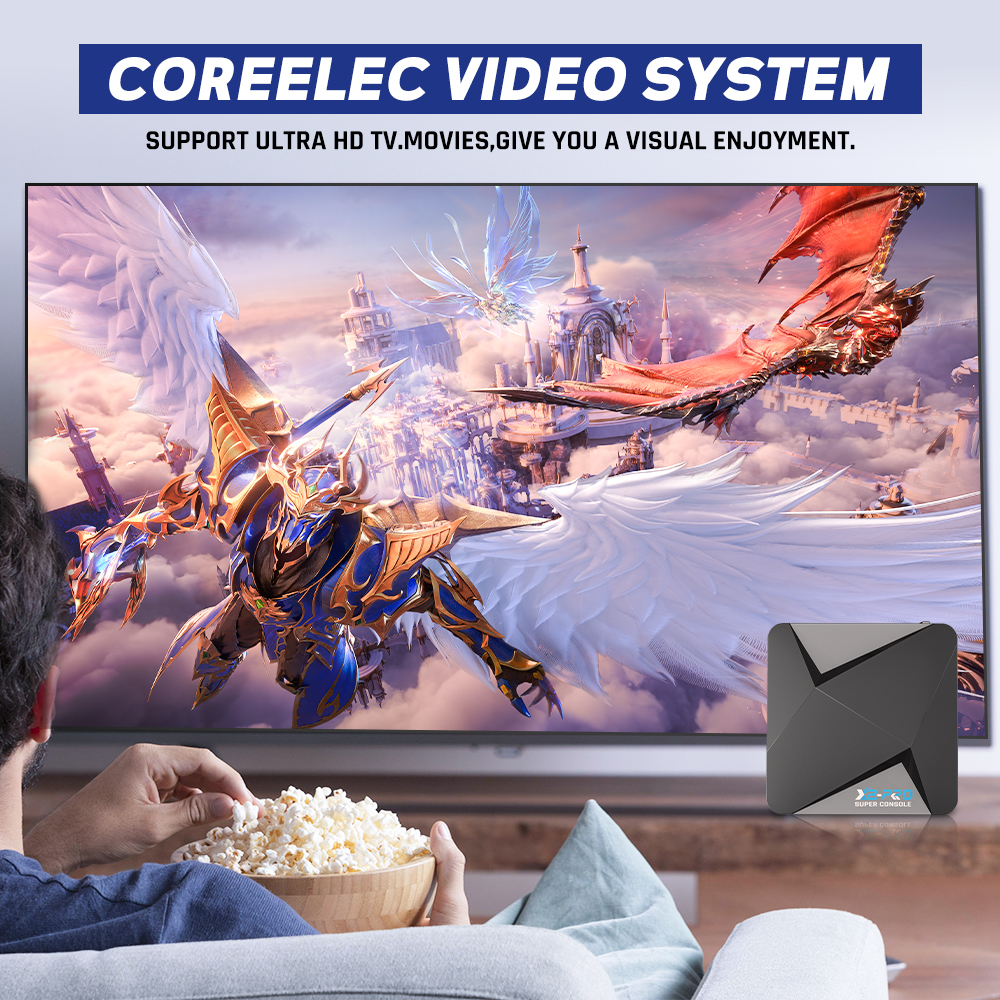 Console de jeu rétro X2 PRO pour PSP, PS1, Sega Saturn, N64, DC, 100000 + jeux classiques, TV Box 4K HD, lecteur double Wifi