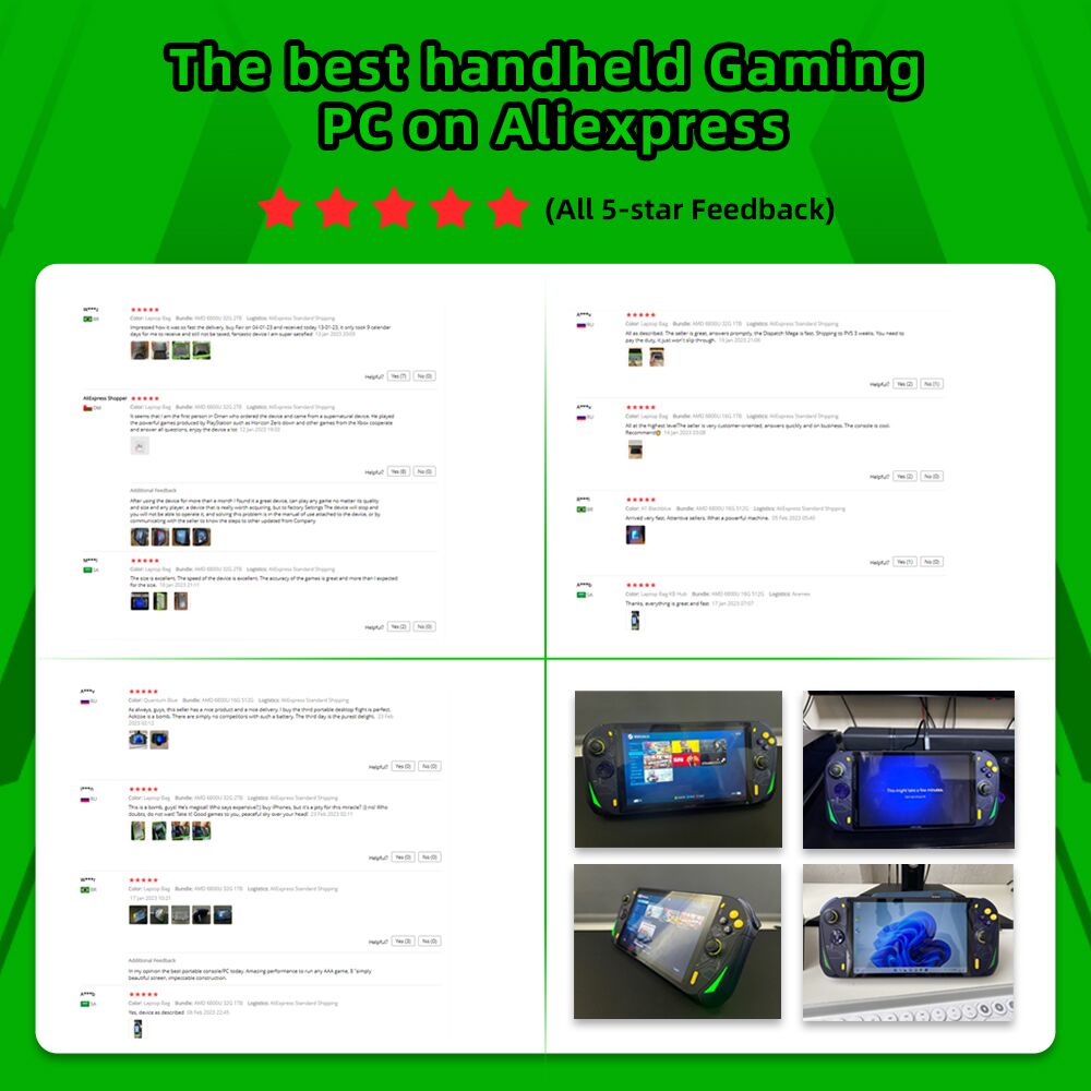 AOKZOE – Console de jeu portable A1, 8 pouces, ordinateur portable, AMD Ryzen 7 6800U, Mini PC de jeu, DDR5, 32 go, 2 to de SSD, wi-fi 6, écran tactile