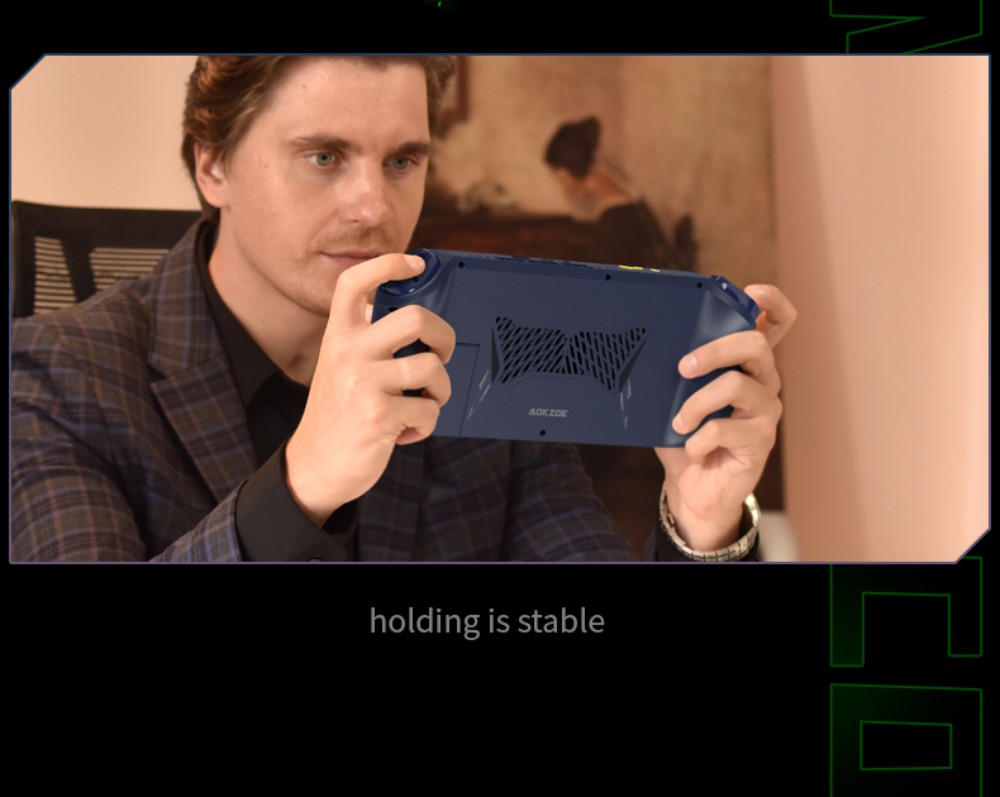 AOKZOE – Console de jeu portable A1, 8 pouces, ordinateur portable, AMD Ryzen 7 6800U, Mini PC de jeu, DDR5, 32 go, 2 to de SSD, wi-fi 6, écran tactile