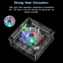 TSINGO – Console de jeux vidéo Super X Pro Max TV 4K HD, double système S905X CPU 70000 + jeux 50 + émulateurs pour PSP/PS1/N64/DC