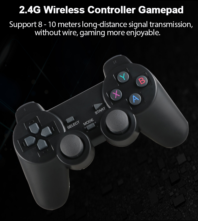 TSINGO – Console de jeux vidéo Super X Pro Max TV 4K HD, double système S905X CPU 70000 + jeux 50 + émulateurs pour PSP/PS1/N64/DC TSINGO – Console de jeux vidéo Super X Pro Max TV 4K HD, double système S905X CPU 70000 + jeux 50 + émulateurs pour PSP/PS1/N64/DC