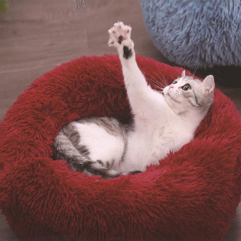 Coussin peluche pour animaux de compagnie, accessoire de maison, lit pour grands chiens, chat, labrador, tapis super doux