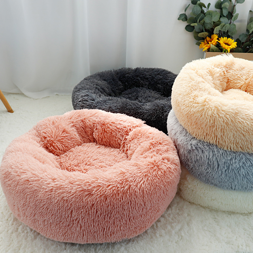Coussin peluche pour animaux de compagnie, accessoire de maison, lit pour grands chiens, chat, labrador, tapis super doux