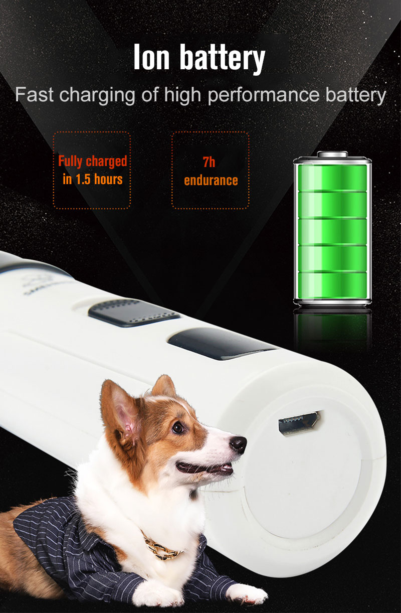 Coupe-ongles électrique pour animal de compagnie, matériel de toilettage rechargeable, avec chargeur usb, idéal pour griffes de chat et chien