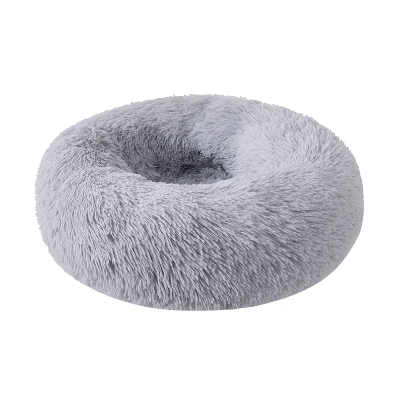 Lit Super doux pour chat, confortable, rond pour chien, chenil Ultra doux, antidérapant, chaud pour l'hiver, niche pour chien, coussin pour chat, lit d'hiver chaud