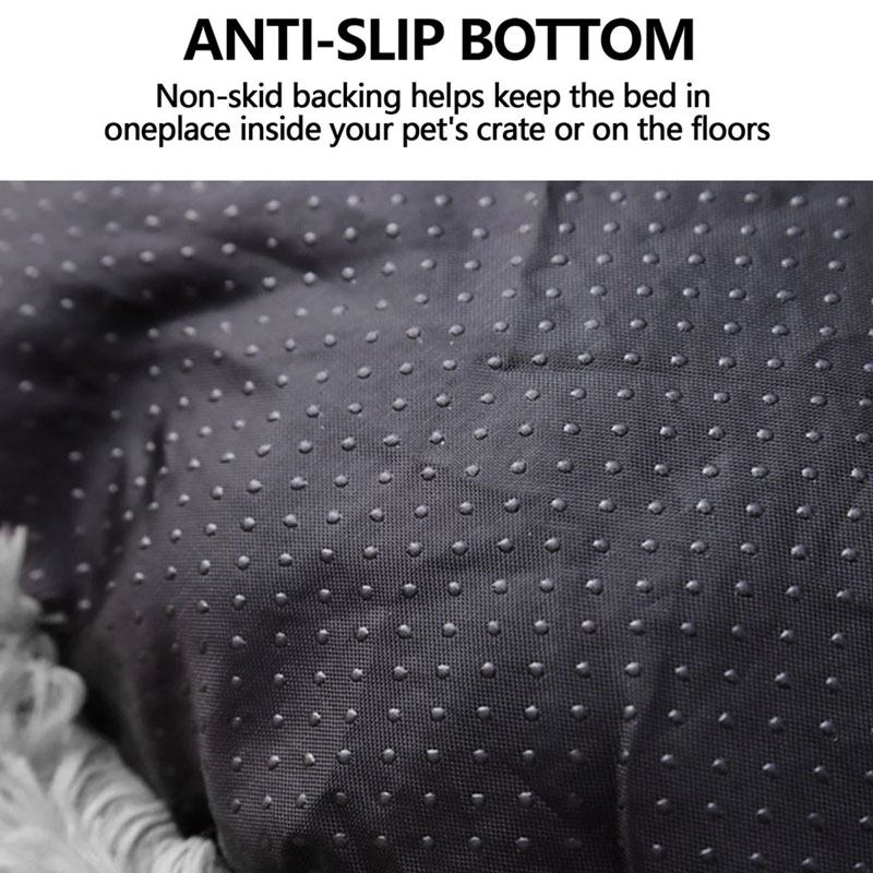 Lit Super doux pour chat, confortable, rond pour chien, chenil Ultra doux, antidérapant, chaud pour l'hiver, niche pour chien, coussin pour chat, lit d'hiver chaud