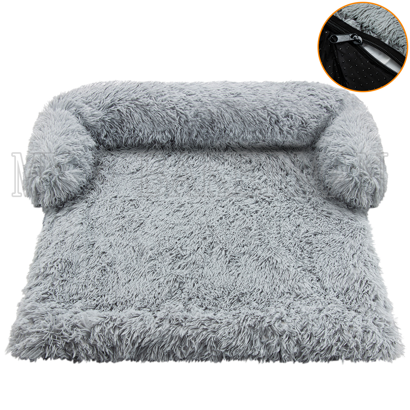 Grand canapé pour animaux de compagnie, lit pour chiens et chats, apaisant, nid chaud, lavable, doux, tapis de protection