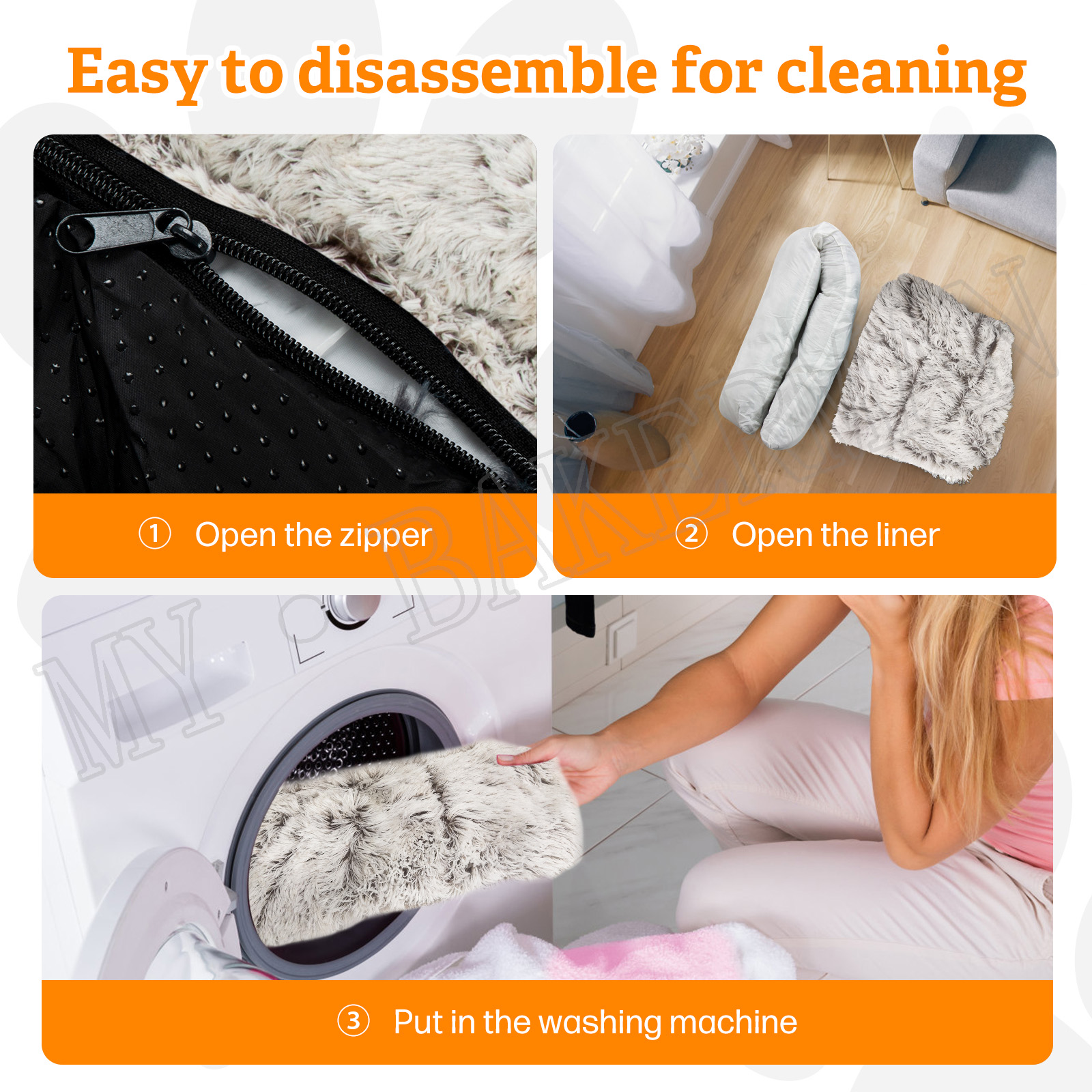 Grand canapé pour animaux de compagnie, lit pour chiens et chats, apaisant, nid chaud, lavable, doux, tapis de protection