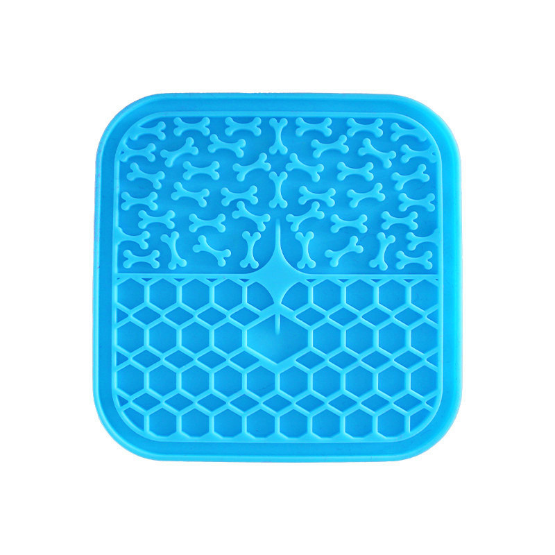 Tapis à lécher en Silicone pour chien, bain au beurre de cacahuètes, alimentation lente, pour chats