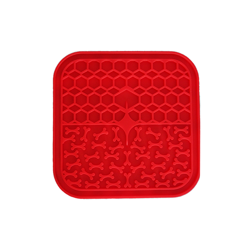 Tapis à lécher en Silicone pour chien, bain au beurre de cacahuètes, alimentation lente, pour chats
