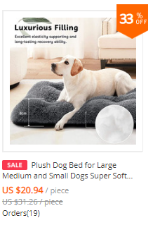 Coussin de lit en peluche pour chien, tapis Long en peluche pour petits et grands chiens, fournitures pour animaux de compagnie, lit chaud d'hiver pour chiot, lit de couchage pour chiens