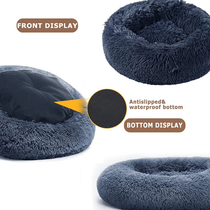 Coussin de lit en peluche pour chien, tapis Long en peluche pour petits et grands chiens, fournitures pour animaux de compagnie, lit chaud d'hiver pour chiot, lit de couchage pour chiens