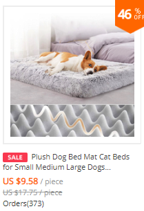 Coussin de lit en peluche pour chien, tapis Long en peluche pour petits et grands chiens, fournitures pour animaux de compagnie, lit chaud d'hiver pour chiot, lit de couchage pour chiens