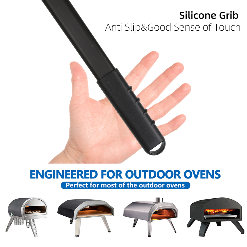 Grande pelle perforée à Pizza 10 12 13 14 pouces, manche court/Long pour le four, pelle tournante, ustensiles de cuisine, outils de cuisson à Pizza
