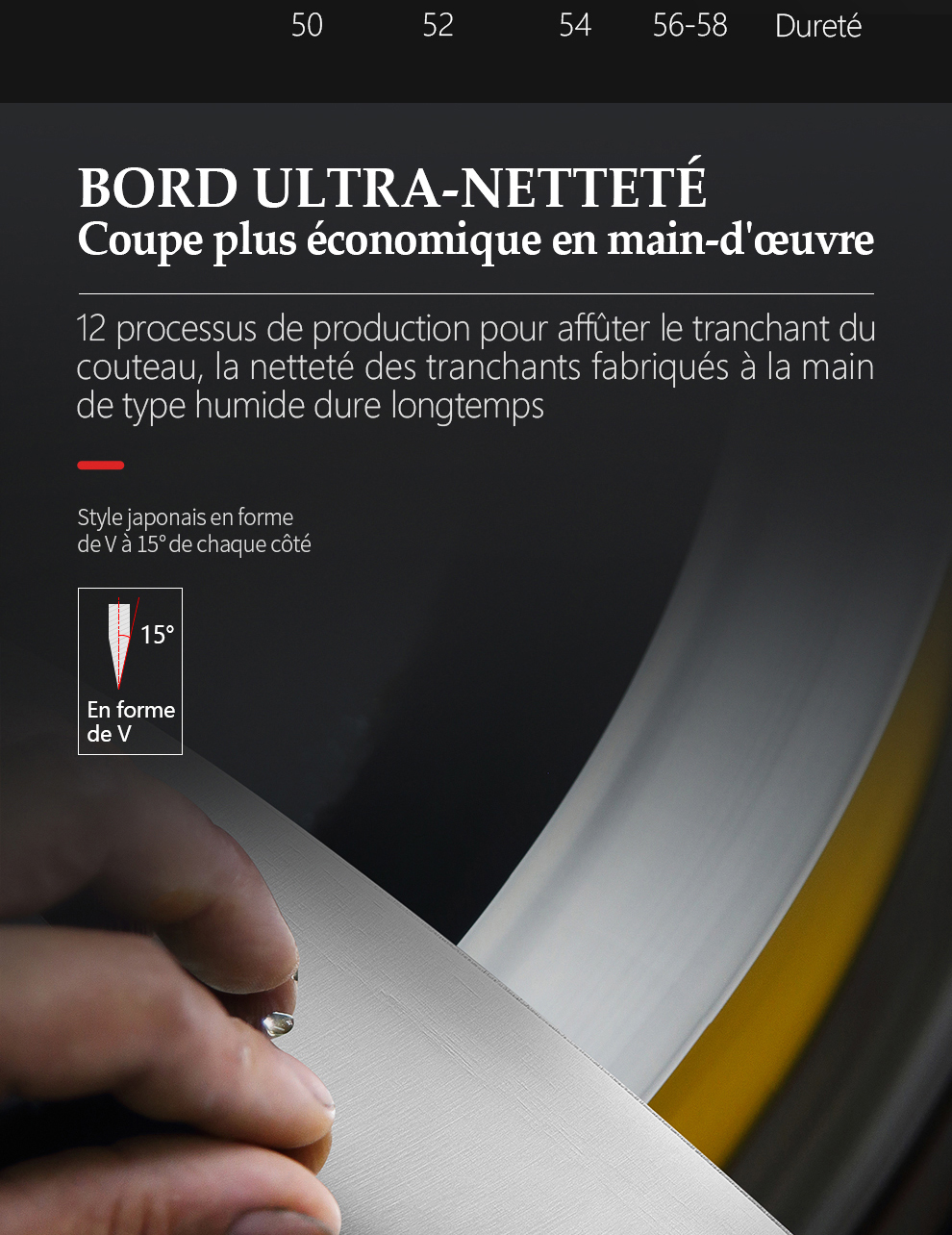 XINZUO couteau de Chef utilitaire de haute qualité 3.5 + 5 + 8 + 8 + 8 "Paring Cleaver allemagne 1.4116 acier inoxydable 1 pièce 5 pièces ensembles de couteaux de cuisine