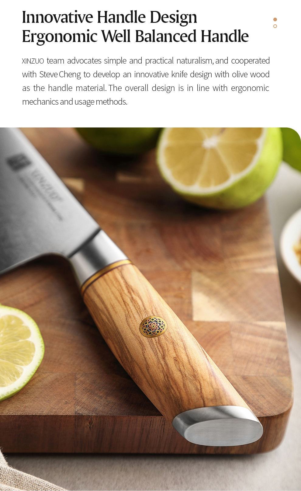 XINZUO ensemble de couteaux