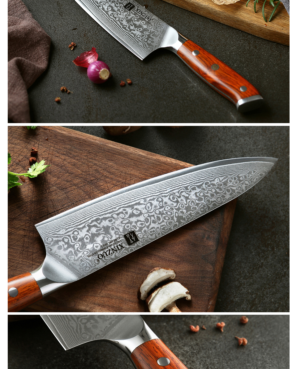 XINZUO couteaux de Chef chinois 8.5