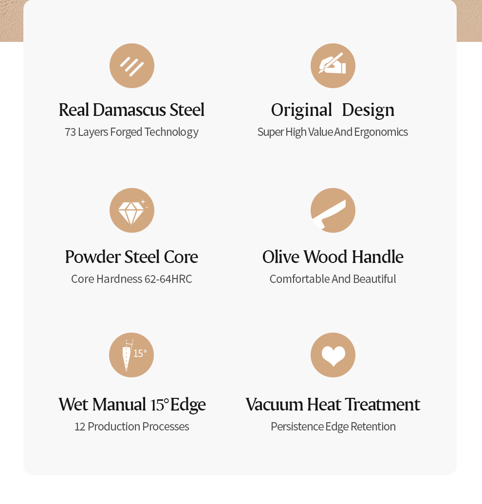 XINZUO couteau Santoku 7 ''pouces 73 couches couteaux à motif en acier véritable damas couteau à légumes professionnel à lame tranchante outil de cuisine