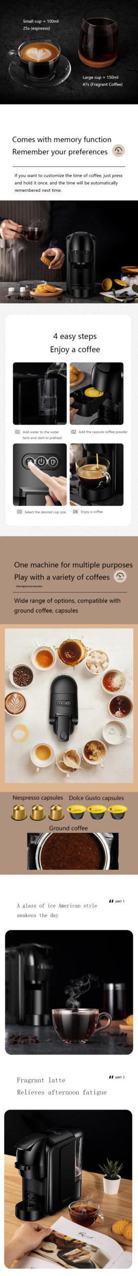 BQZ – capsules multiples de café