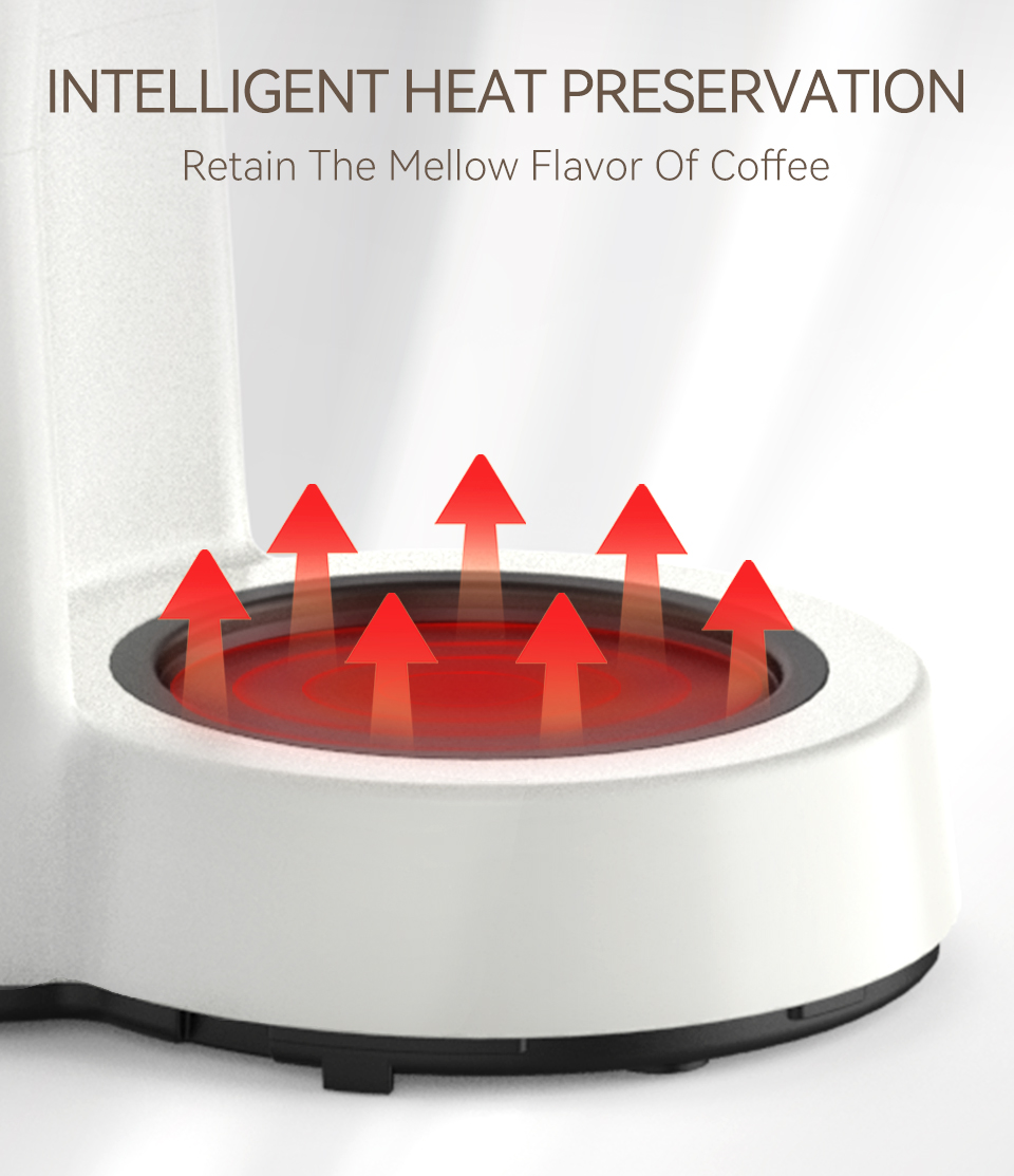 HiBREW – Machine à café 3 en 1 amérique, 750ML, H12, goutte-à-goutte, Pour verser sur la théière en verre