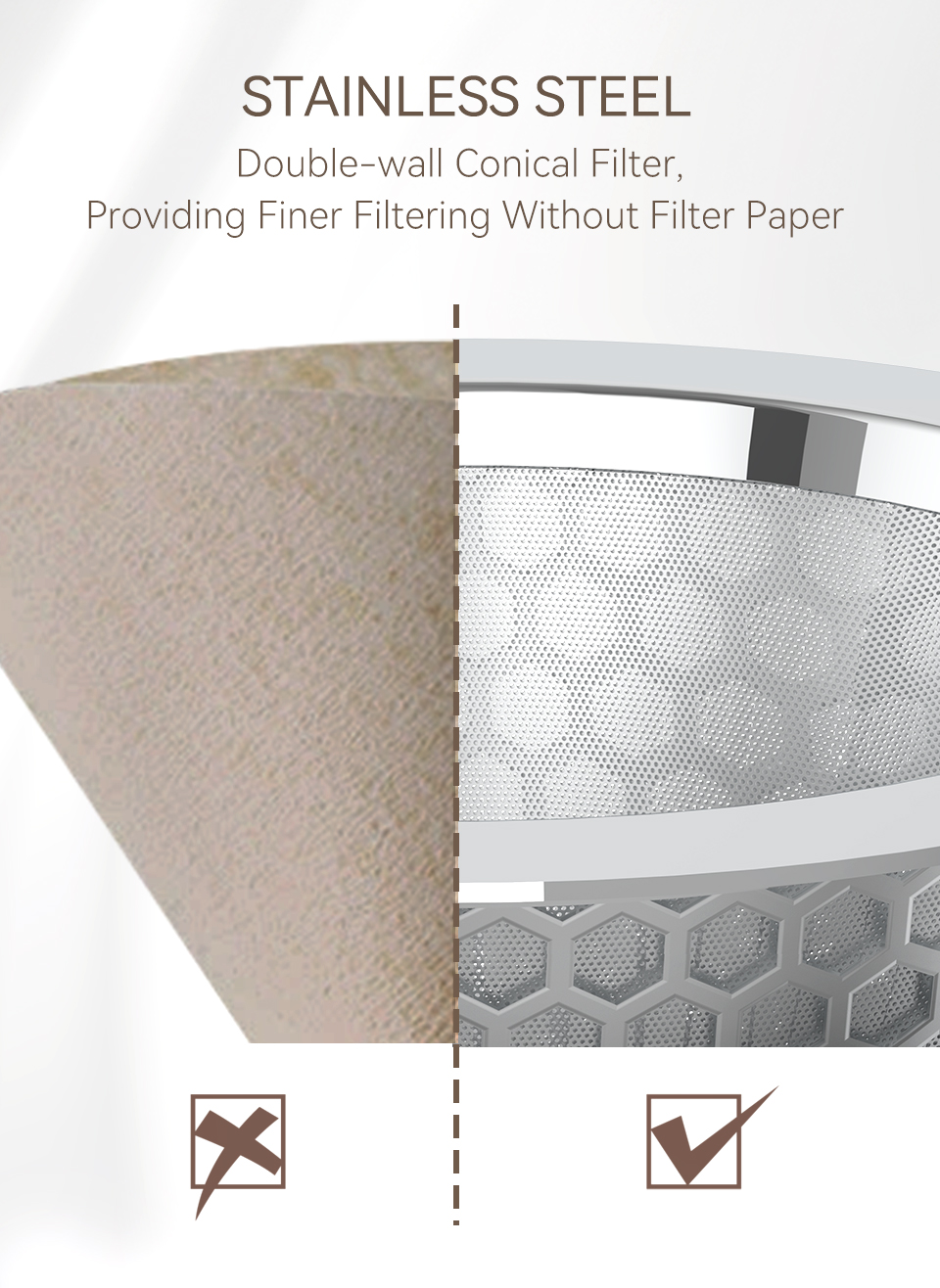 HiBREW – Machine à café 3 en 1 amérique, 750ML, H12, goutte-à-goutte, Pour verser sur la théière en verre