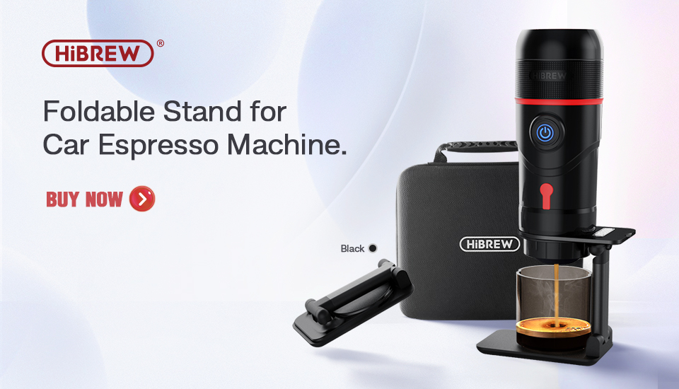 Machine à café Portable HiBREW pour voiture et maison, cafetière Expresso cc 12v pour Capsule de café en poudre H4 nespresso Dolce Pod