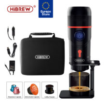 Machine à café Portable HiBREW pour voiture et maison, cafetière Expresso cc 12v pour Capsule de café en poudre H4 nespresso Dolce Pod