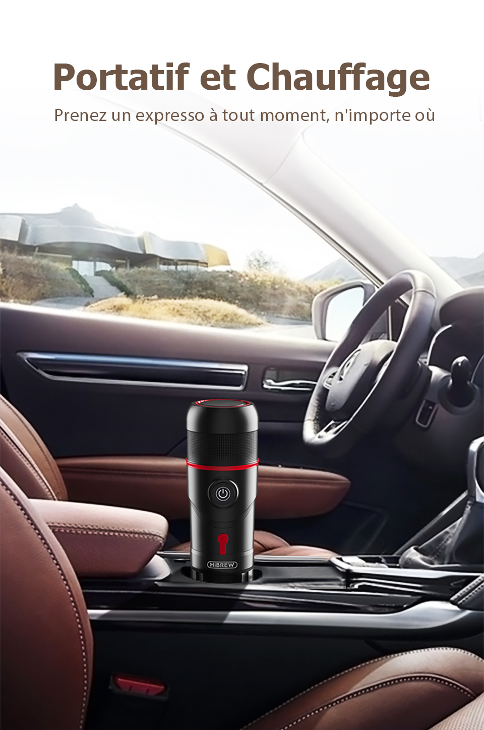 Machine à café Portable HiBREW pour voiture et maison, cafetière Expresso cc 12v pour Capsule de café en poudre H4 nespresso Dolce Pod Machine à café Portable HiBREW pour voiture et maison, cafetière Expresso cc 12v pour Capsule de café en poudre H4 nespresso Dolce Pod