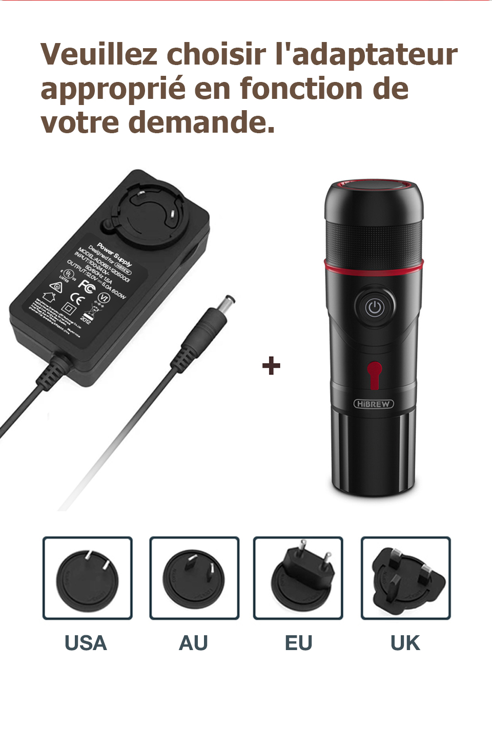 Machine à café Portable HiBREW pour voiture et maison, cafetière Expresso cc 12v pour Capsule de café en poudre H4 nespresso Dolce Pod Machine à café Portable HiBREW pour voiture et maison, cafetière Expresso cc 12v pour Capsule de café en poudre H4 nespresso Dolce Pod