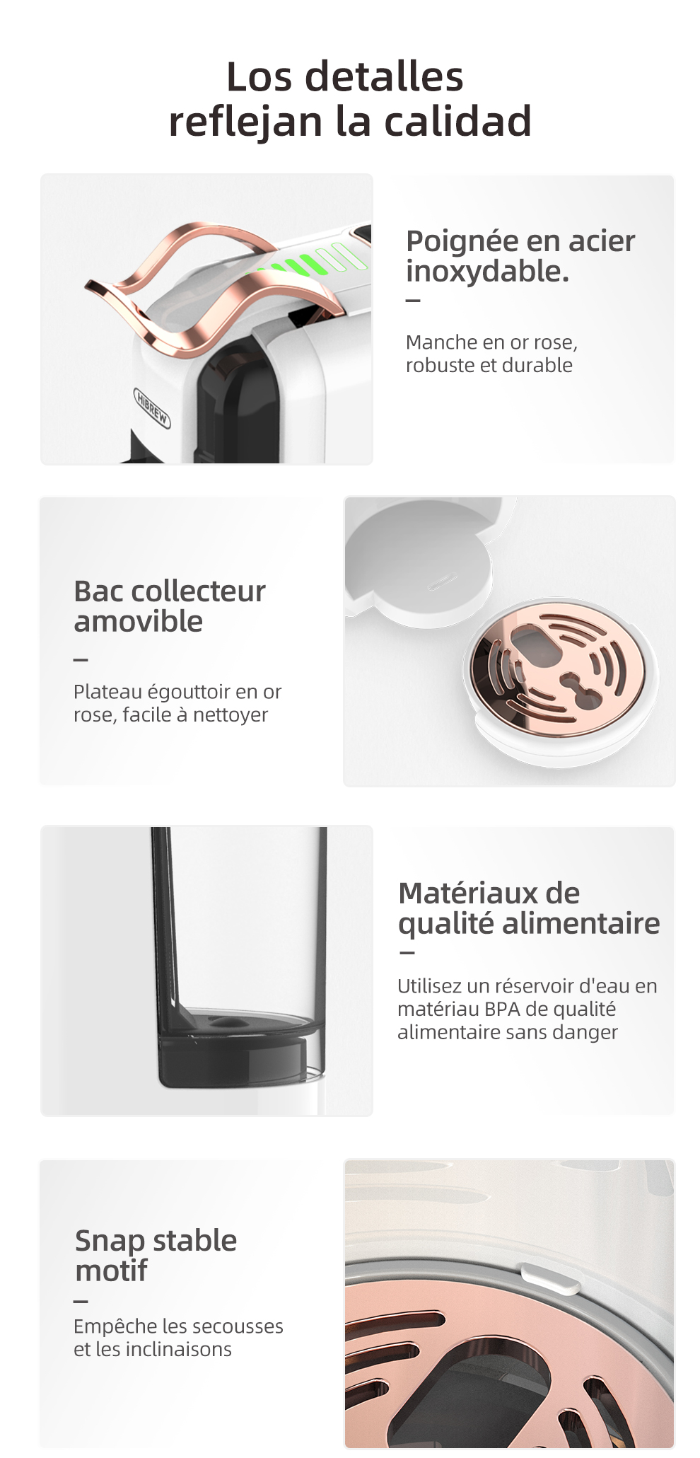 HiBREW – Machine à café à capsules multiples, café chaud/froid Dolce Gusto lait Nespresso Capsule ESE Pod café moulu 19Bar 5 en 1
