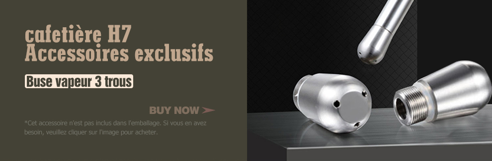 HiBREW – Barista Pro 19bar à expresso, Machine à café de niveau Commercial avec Kit complet pour café hôtel Restaurant H7