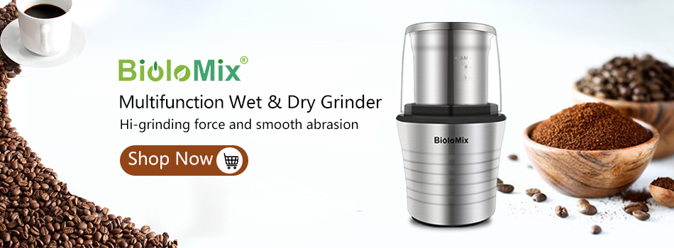 BioloMix – Machine à café expresso Semi-automatique, 1050W, 20 bars, avec mousseur à lait, eau chaude et vapeur