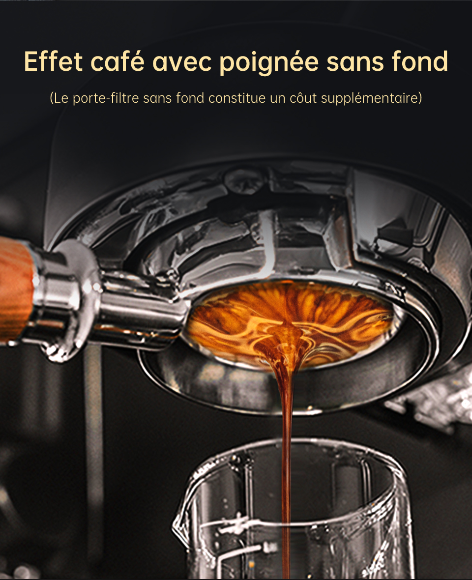 HiBREW – cafetière en Inox, 19 bars, Semi-automatique, Super mince, expresso en poudre, eau chaude H11