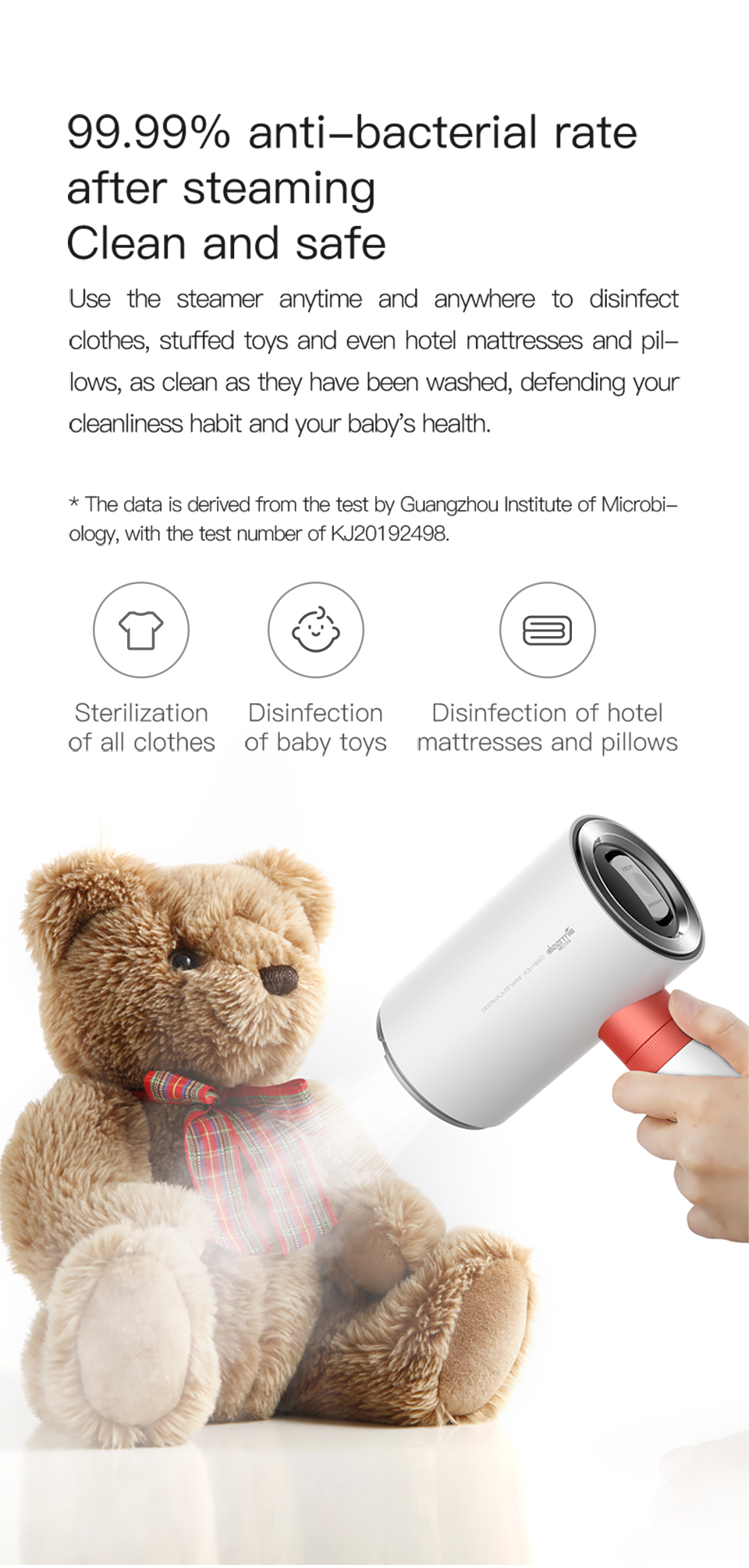 Deerma – fer à vapeur Portable Original HS200