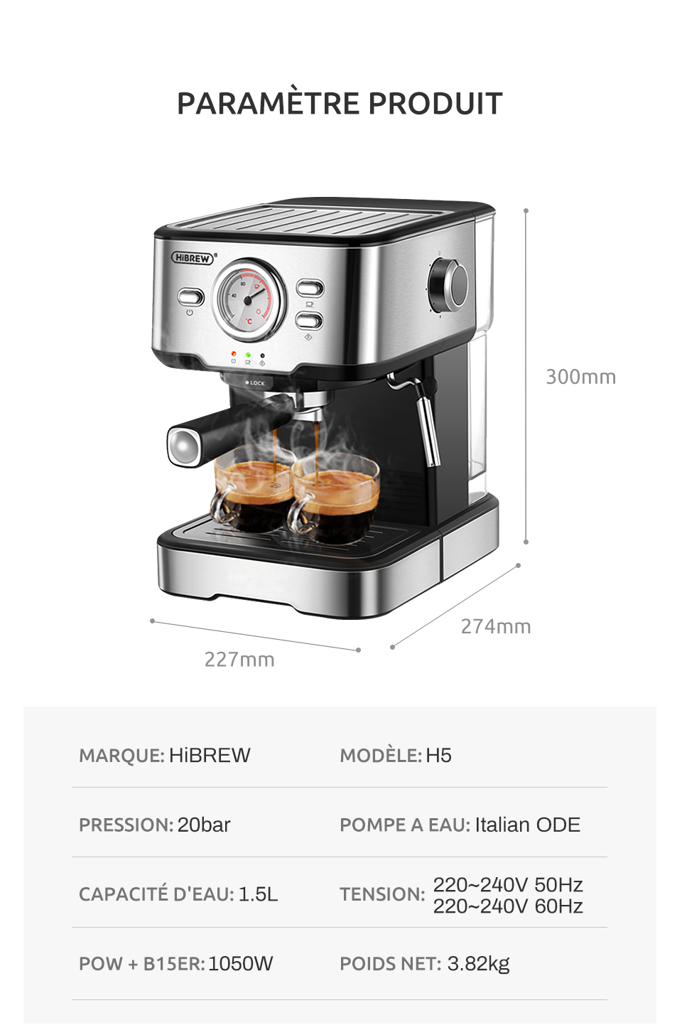 Machine à café HiBREW