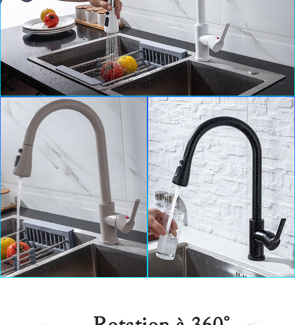 Robinet mitigeur extractible