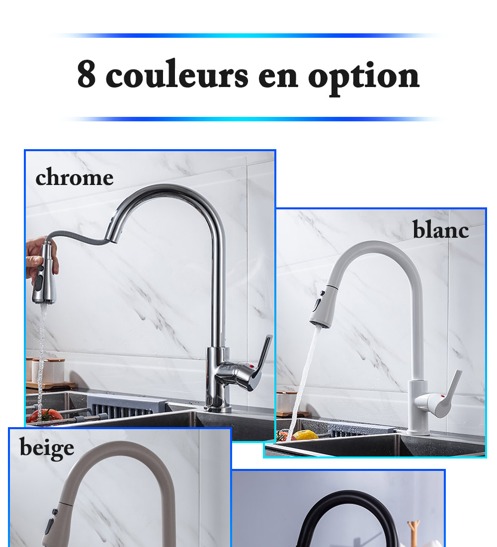 Robinet mitigeur extractible